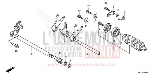 BARILLET DE SELECTION XL1000VAB de 2011